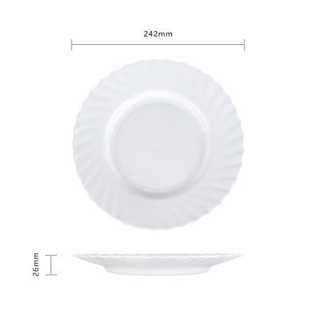 Тарелка EKSI WINDMILL NXP95T, 242 мм