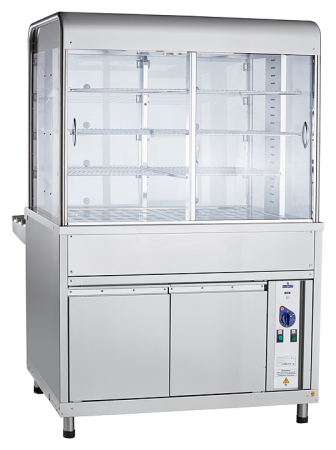 Витрина тепловая Abat ПВТ-70КМ (нерж. столешница)
