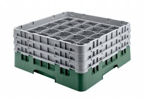 Кассета для бокалов Cambro 36S534 зел./сер.
