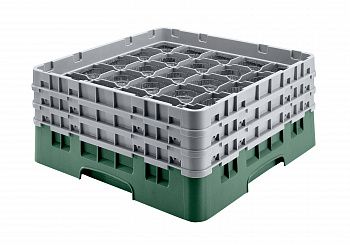 Кассета для бокалов Cambro 36S534 зел./сер.