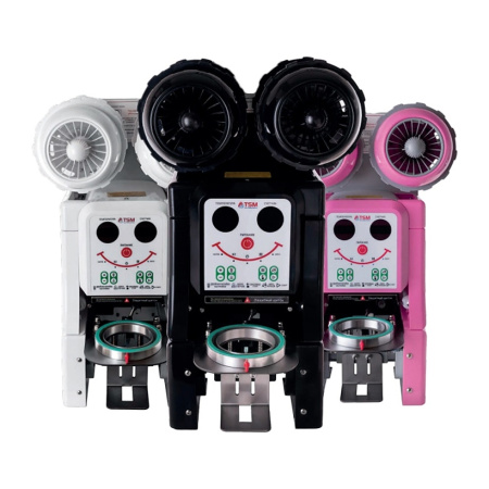 Автоматическая машина TSM Q10-90/95 для запайки стаканов, розовый