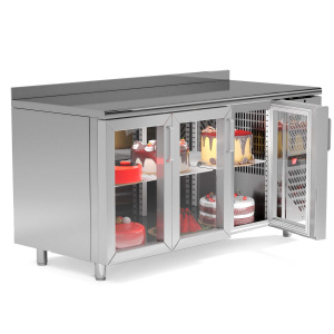 Холодильный стол Polair TD3-G три стеклянные двери Холодильный стол Polair TD3-G три стеклянные двери