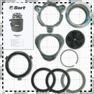 Измельчитель отходов BORT Alligator X Измельчитель отходов BORT Alligator X