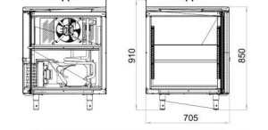 Стол морозильный Polair TB4GN-G
