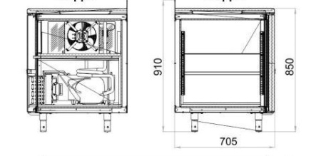 Стол морозильный Polair TB4GN-G