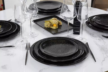 Тарелка плоская KUTAHYA CORENDON Magnetite BNTS27DU890220, 27 см