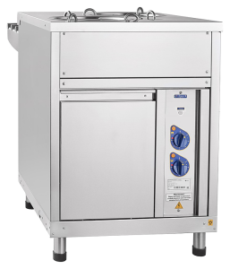 Прилавок для подогрева тарелок Abat ПТЭ-70КМ-80 (нерж. столешница)