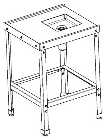 Стол для грязной посуды Iterma СБ-361/610/550 ПММ/М СЗ