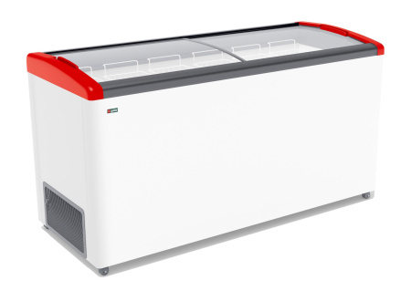 Морозильный ларь Gellar FG 600 E красный