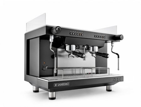 Кофемашина Sanremo Zoe 2 гр. 220В, автомат, чёрная Кофемашина Sanremo Zoe 2 гр. 220В, автомат, чёрная