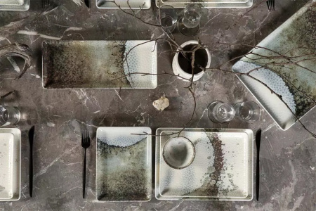 Тарелка плоская KUTAHYA CORENDON Landscape BNTAN30x22DU890544, 30x22 см