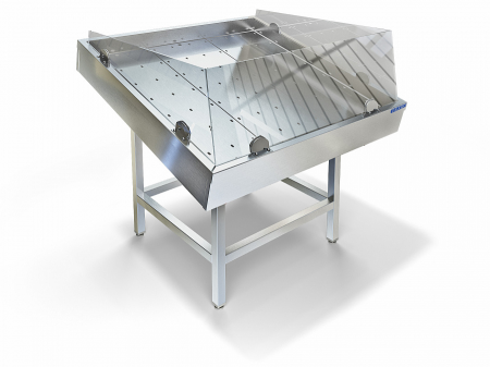 Витрина для выкладки рыбы на льду