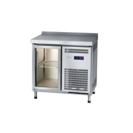 Стол морозильный Abat СХН-70 с бортом (дверь-стекло)