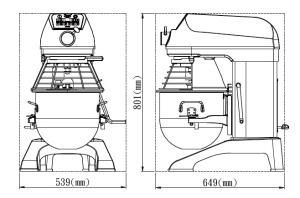 Планетарный миксер Spar SD200B