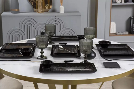 Блюдо KUTAHYA CORENDON Magnetite BNTAN35X15DU890220, 35x15 см