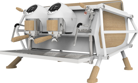 Кофемашина Sanremo Café Racer 2 гр. 220В автомат white and wood