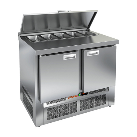 Стол холодильный для салатов Hicold SLE1-11GN (1/3) О без крышки