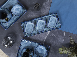 Блюдце-розетка KUTAHYA CORENDON Blue Stone BNAC10CT890003, 10 см