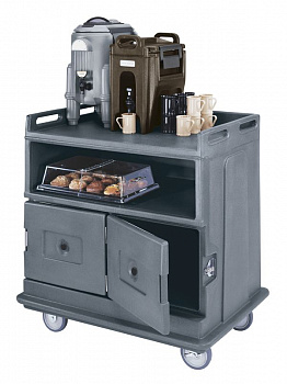 Тележка для доставки блюд Cambro MDC24F гранитно-сер. Тележка для доставки блюд Cambro MDC24F гранитно-сер.