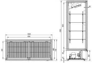 Морозильный шкаф Марихолодмаш Капри 1,5Н нержавеющая сталь Морозильный шкаф Марихолодмаш Капри 1,5Н нержавеющая сталь