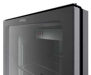 Холодильный шкаф Briskly 5 (RAL 7024) с безрамочной дверью