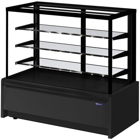 Витрина кондитерская Kayman K-ВК-900 люкс квадро черный