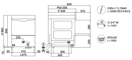 Cтаканомоечная машина Compack X28E