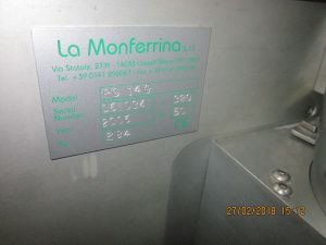 Уцененная формовочная машина Monferrina RC140