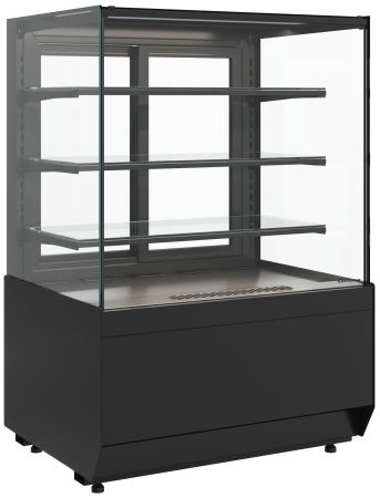 Витрина кондитерская Carboma KC70 VM 1,3-1 LIGHT (версия 2.0) черный