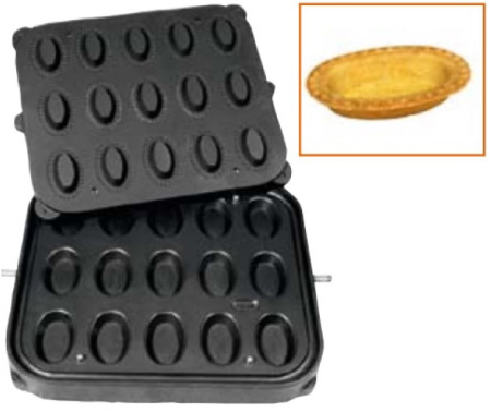 Форма для тарталетницы Kocateq DH Tartmatic Plate 16