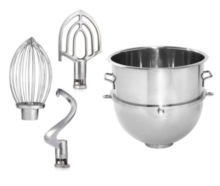 Комплект Spar 10/20ACC 10 л дежа и насадки для планетарных миксеров SP200 & SP-7MX
