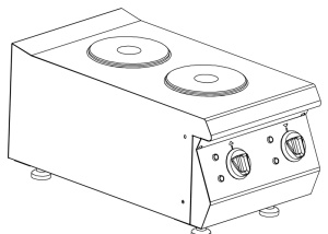 Плита электрическая Kocateq 0M0PE1 Плита электрическая Kocateq 0M0PE1