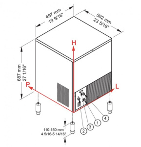 Льдогенератор Brema CB 416A HC B-QUBE