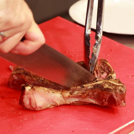 Разделочная доска EKSI 600х400х18 красная