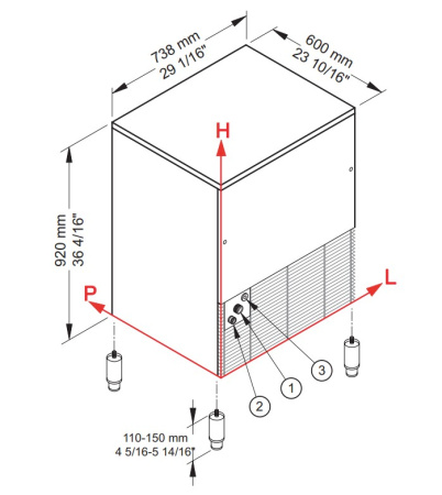Льдогенератор Brema CB 640W