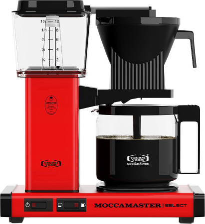 Красная кофеварка Moccamaster KBG741