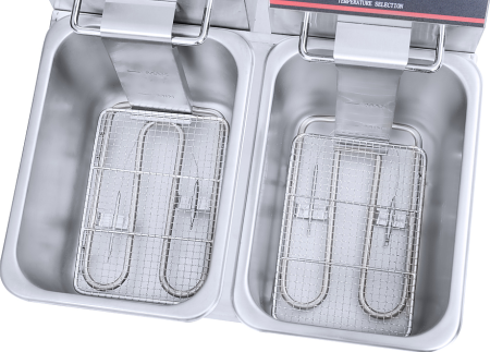 Фритюрница на две ванны ROSSO HEF-11L-2 Фритюрница на две ванны ROSSO HEF-11L-2