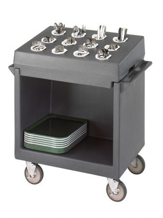 Тележка для тарелок Cambro TDCR12 син.-сер.