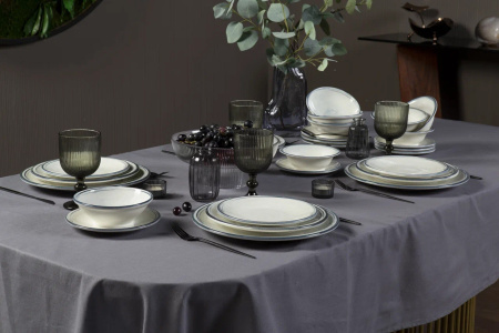 Тарелка плоская KUTAHYA CORENDON Frame BNTS30DU890670, 30 см