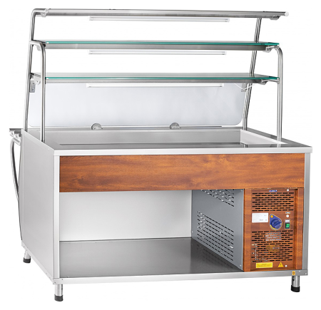 Витрина для холодных закусок Abat ПВВ(Н)-70Т-01-НШ кашир.