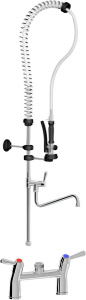 Устройство душирующее Rubinetterie Del Friuli 00981125 в комплекте со смесителем 00323003
