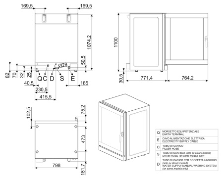 Конвекционная печь SMEG ALFA1035E1HDS Конвекционная печь SMEG ALFA1035E1HDS