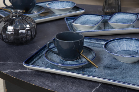 Блюдце KUTAHYA CORENDON Blue Stone BNLM01KT890003, 12 см