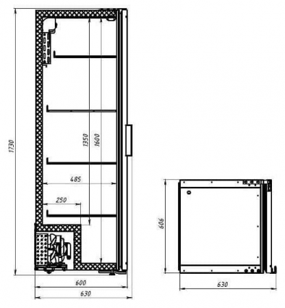 Шкаф холодильный dm104 bravo схема