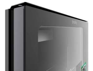 Холодильный шкаф Briskly 5 (RAL 7024) с безрамочной дверью