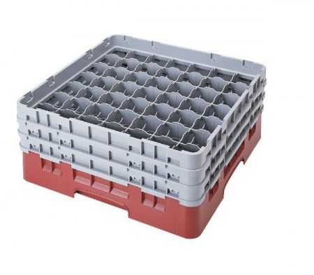 Кассета для бокалов Cambro 49S318 гол./сер.