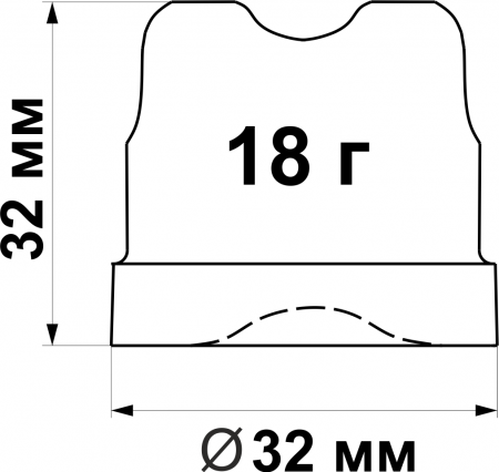 Габариты и вес кубика из лёдогенератора ЛГ-24/06К-01