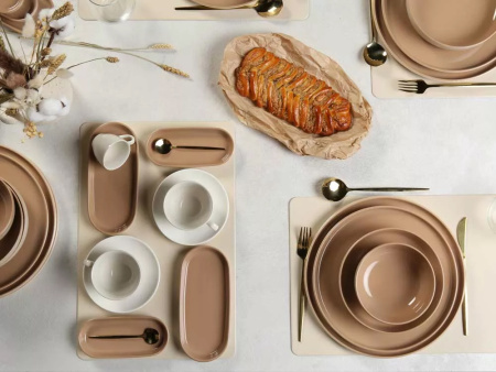 Тарелка плоская KUTAHYA LAGOM Latte NOR30DU855A31, 30 см