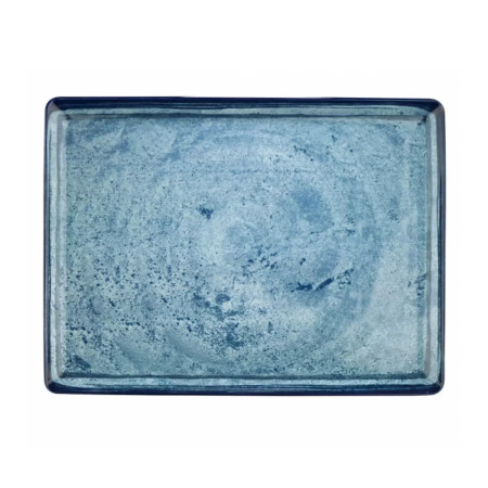 Тарелка плоская KUTAHYA CORENDON Blue Stone BNTAN35x26DU890003, 35x26 см