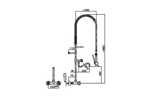 Душирующее устройство Klarco 3S.4051.19N.K13